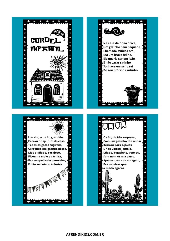 contar histórias com cordel infantil