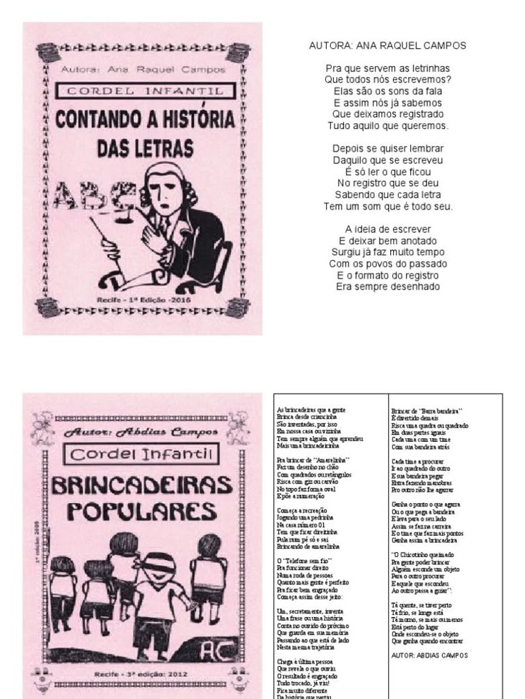 temas de cordel para educação infantil