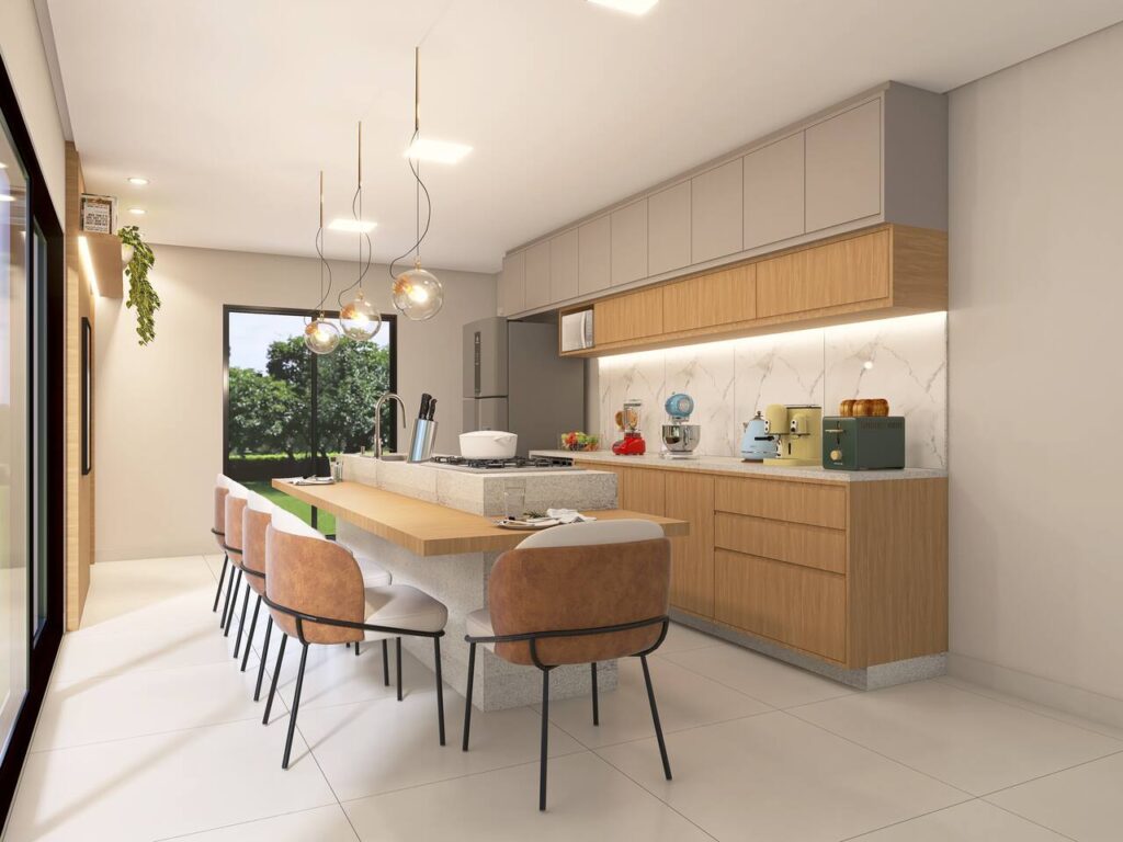 cores de cozinha modernas