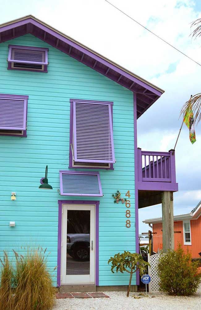 melhores cores para casas de madeira