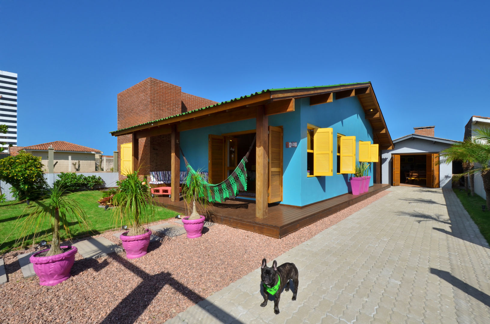 pintura de casa de madeira