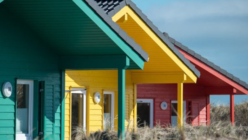 melhores cores para casas de madeira