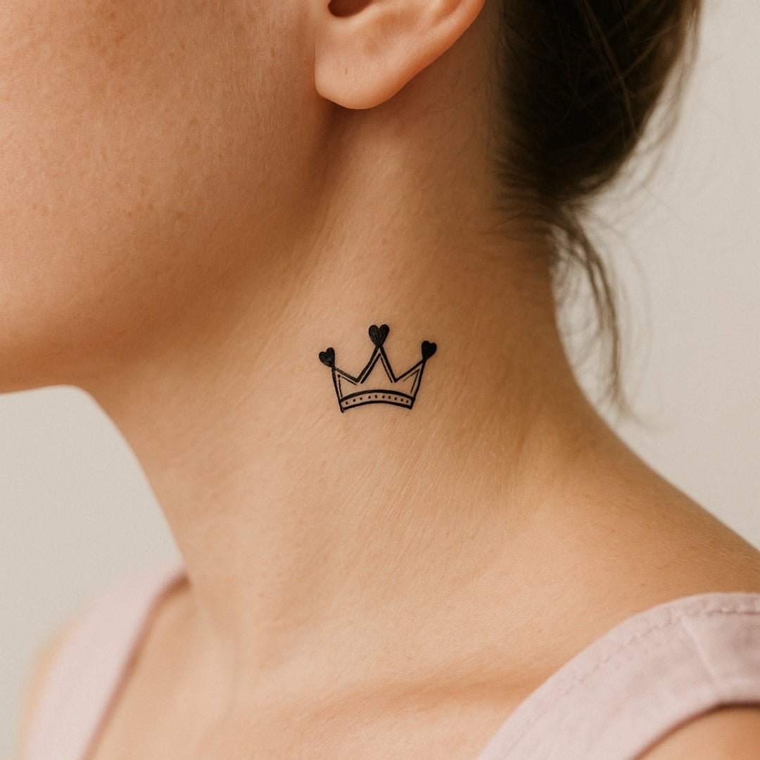 tatuagem de coroa feminina