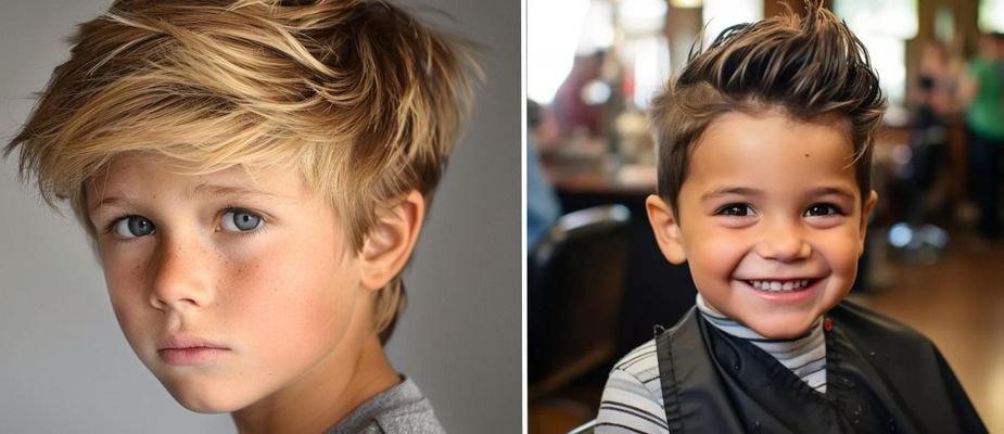 Corte degradê infantil masculino