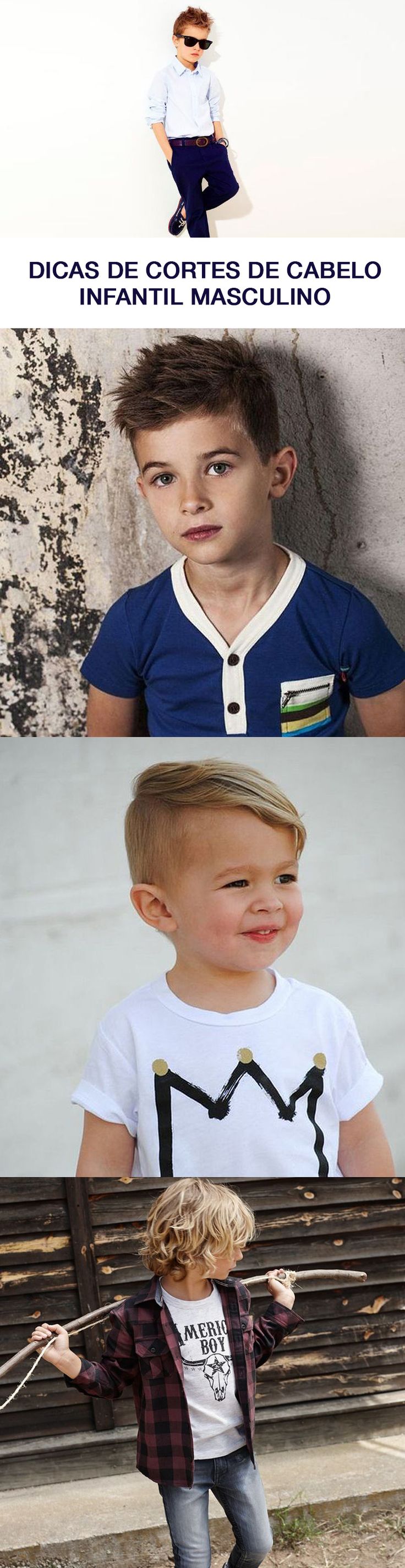 Corte degradê infantil masculino