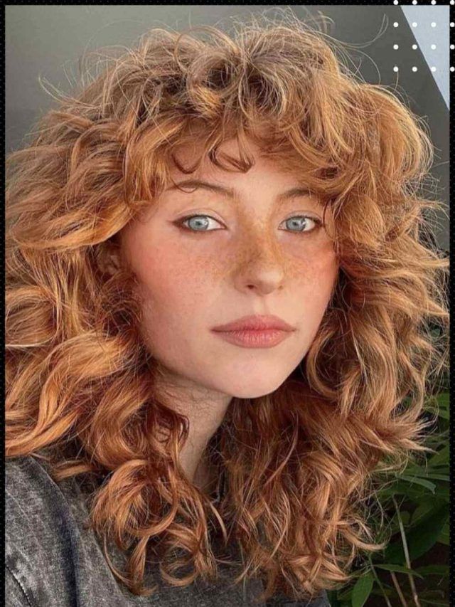 corte wolf cut para cabelo ondulado médio