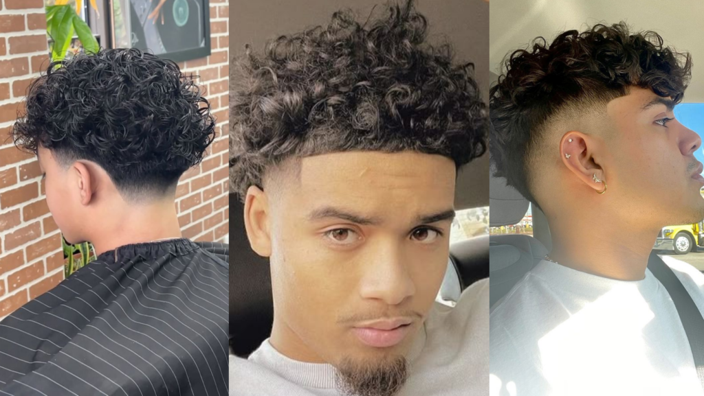 corte cacheado masculino clássico