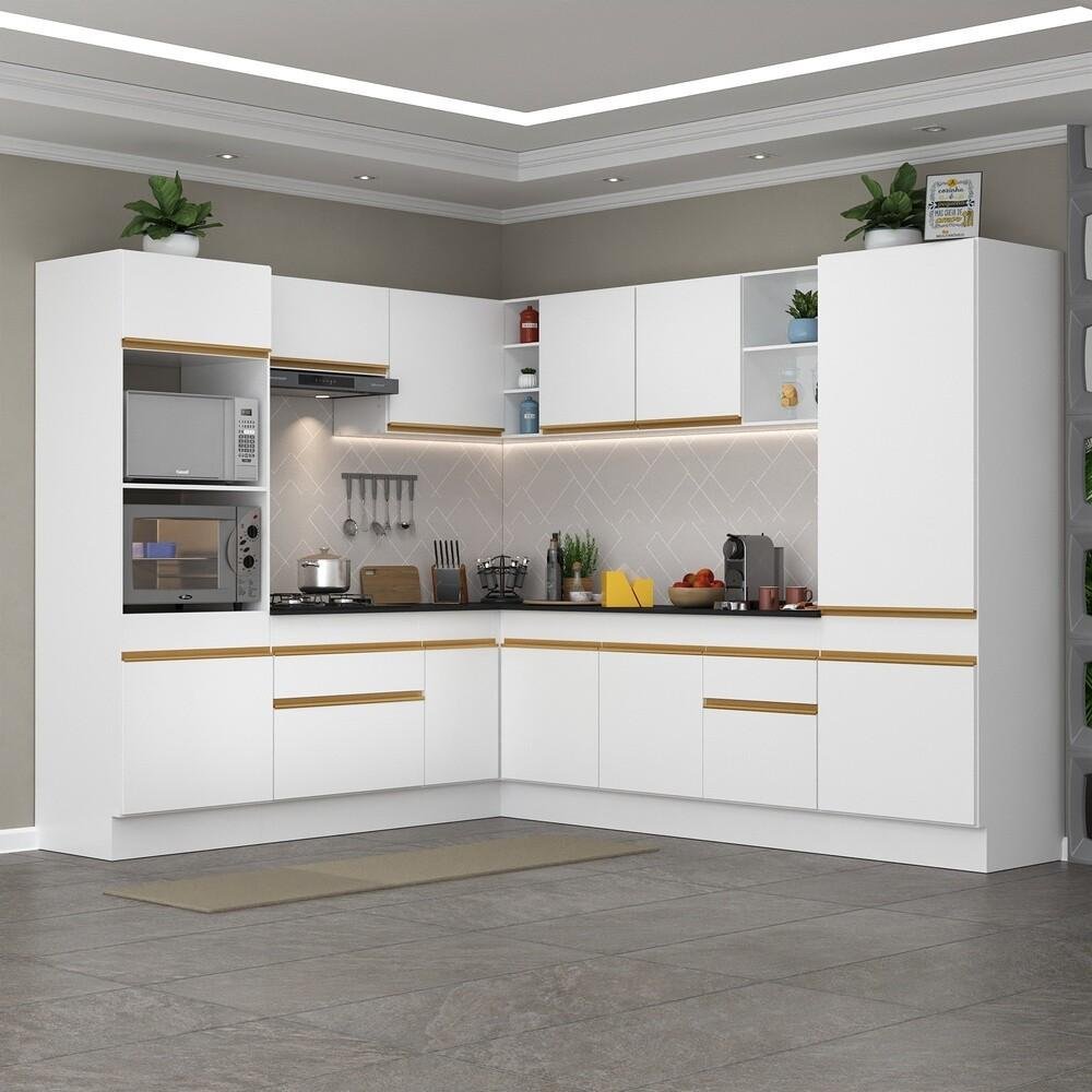 organização cozinha de canto