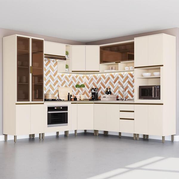 cozinha de canto compacta