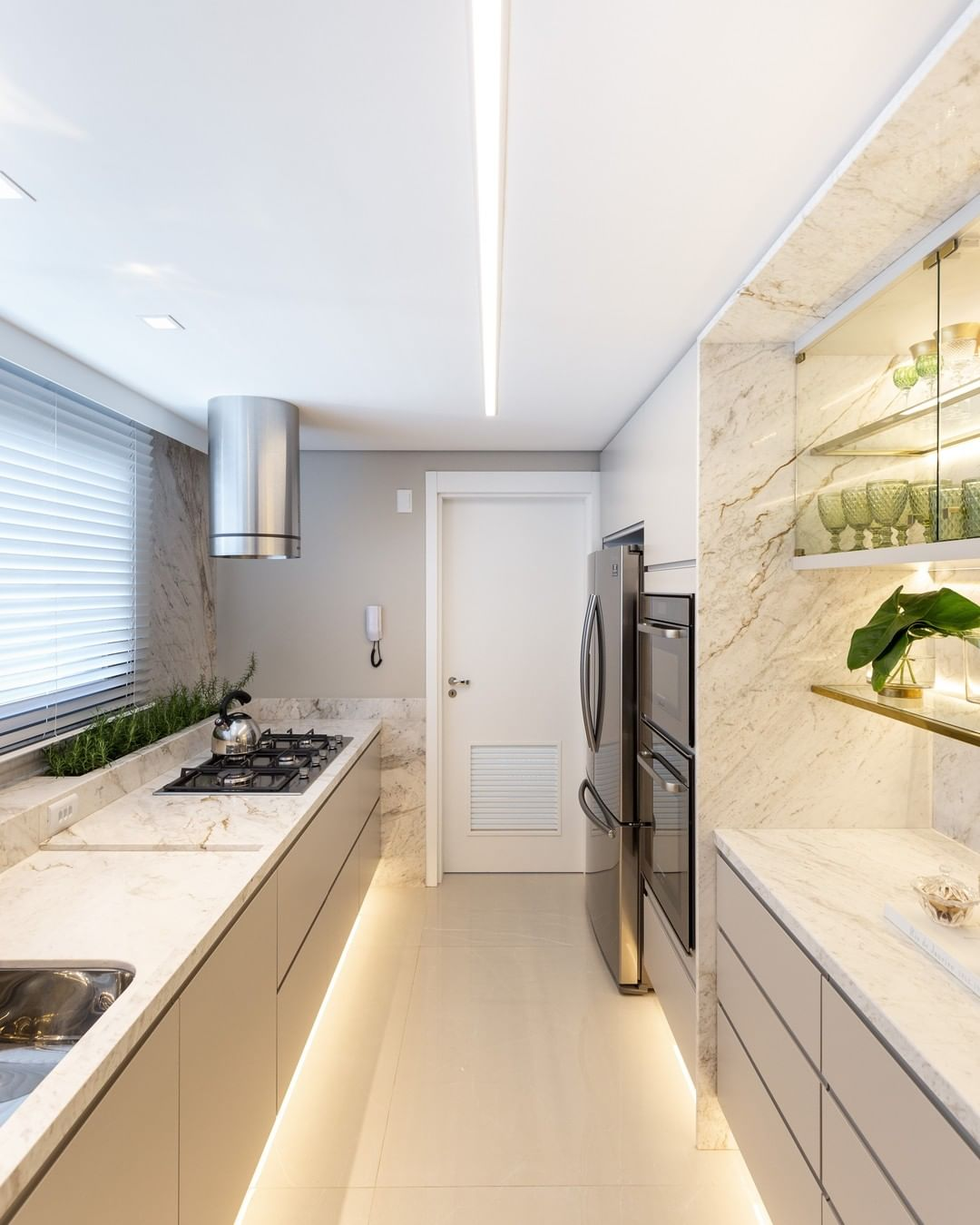 mármore carrara cozinha planejada