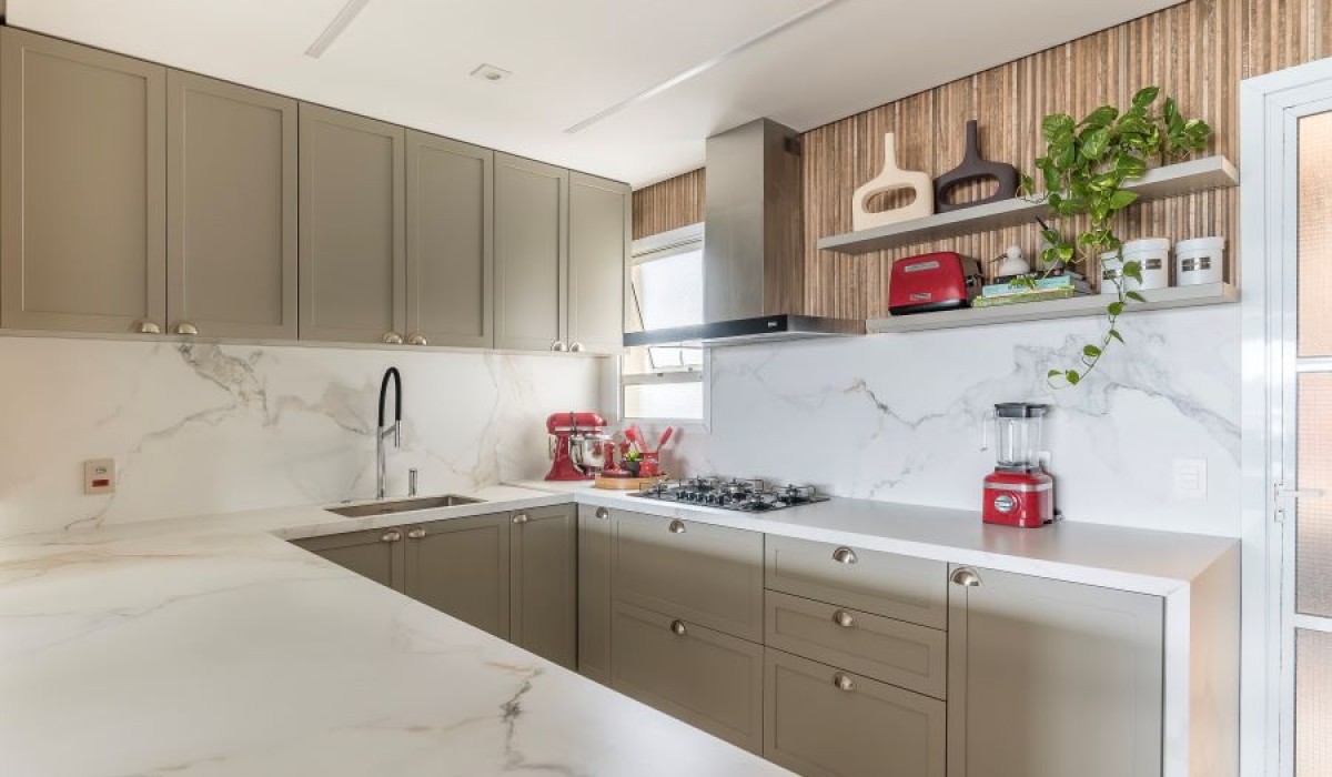 cozinha provençal com toque industrial