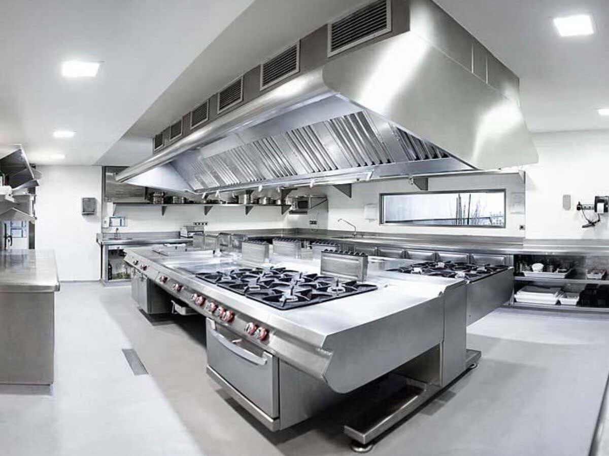 cozinha industrial pequena moderna