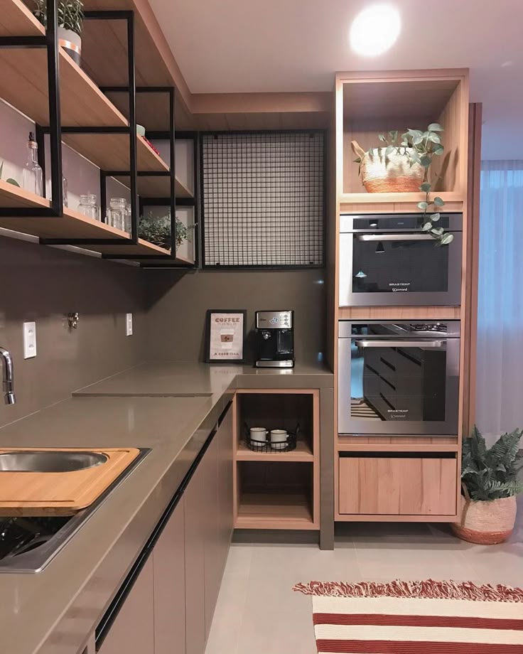 cozinha industrial com ilha