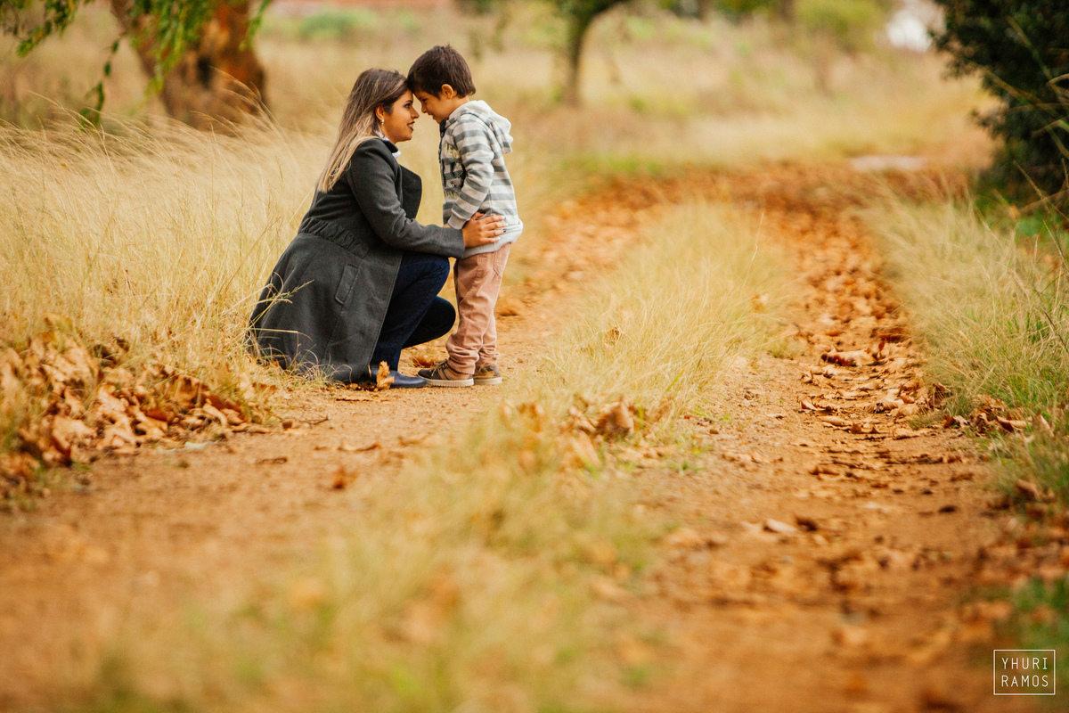 ensaio mãe e filho divertido