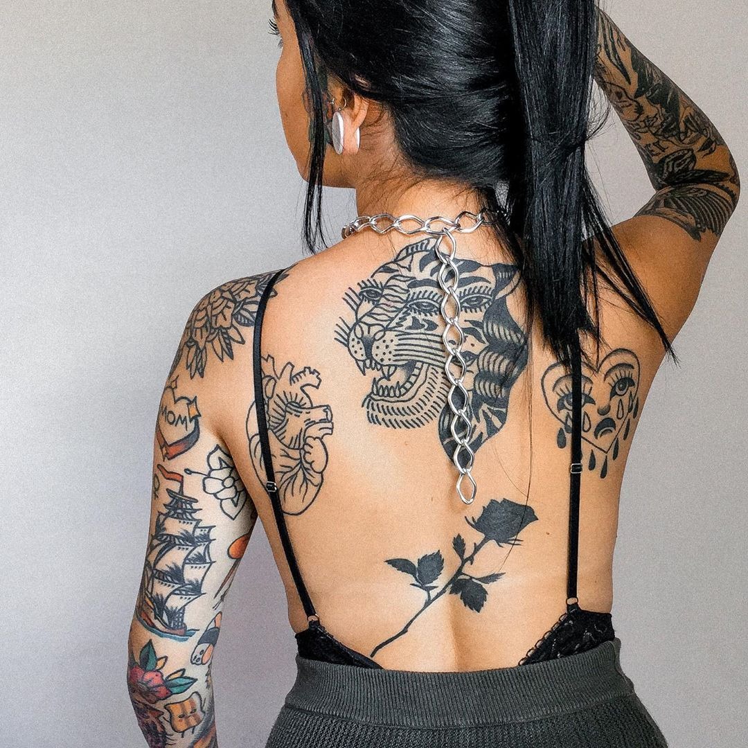 tatuagem blackwork