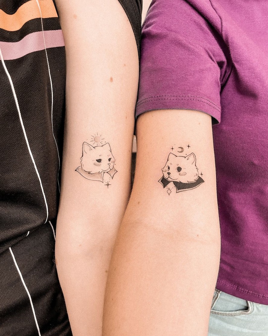 tatuagem pontilhismo