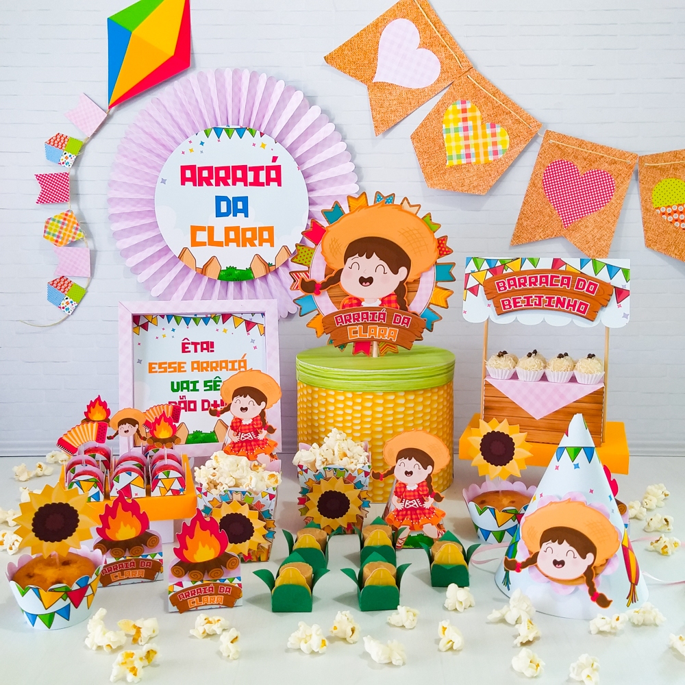 como fazer bandeirinhas festa junina