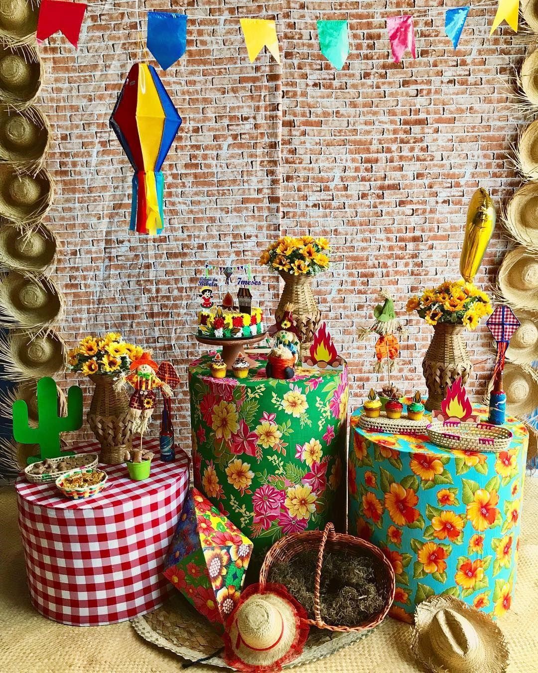 decoração junina moderna