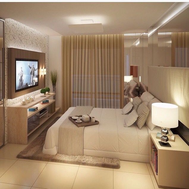ideias decoração quarto casal pequeno