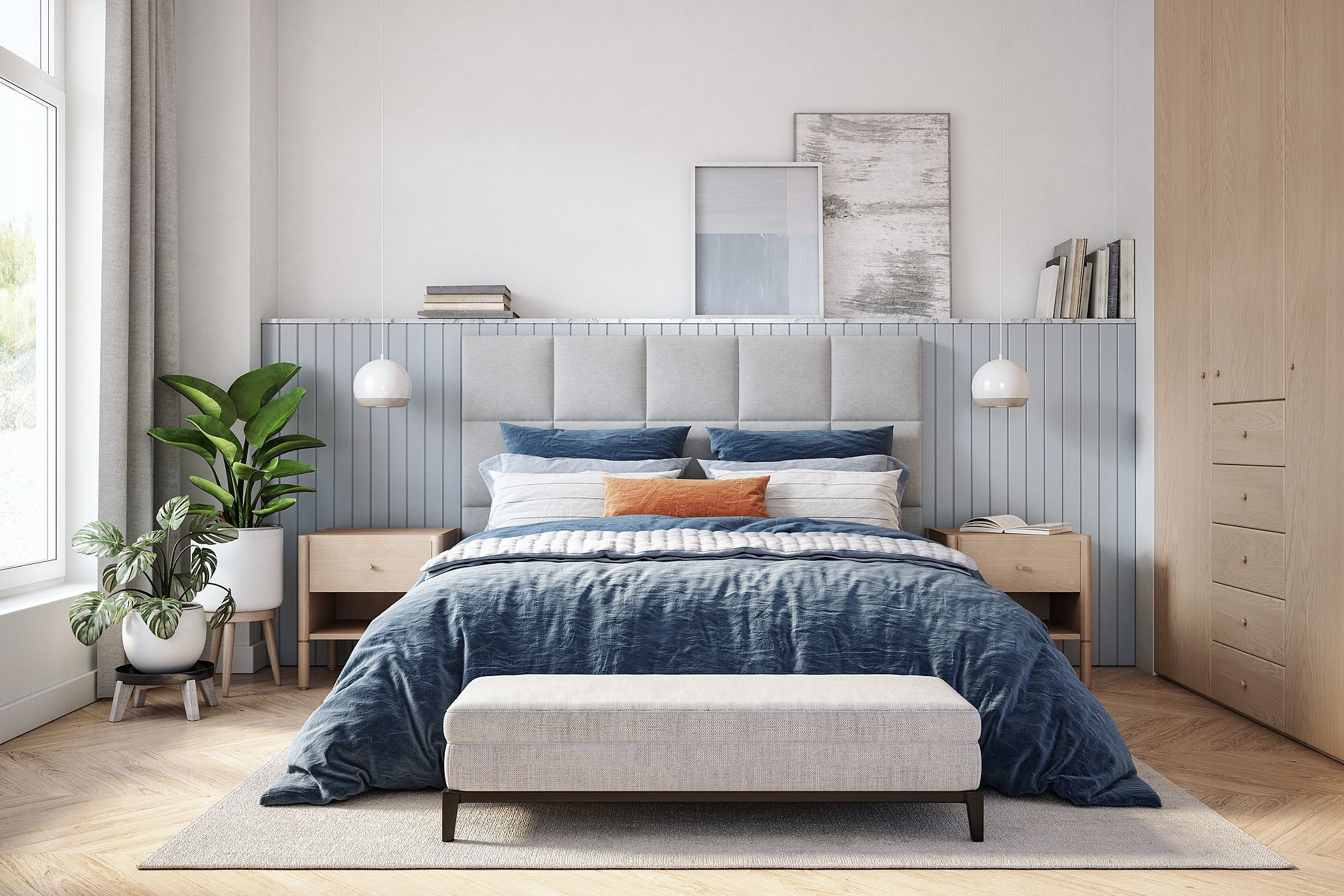 iluminação para quarto de casal feng shui