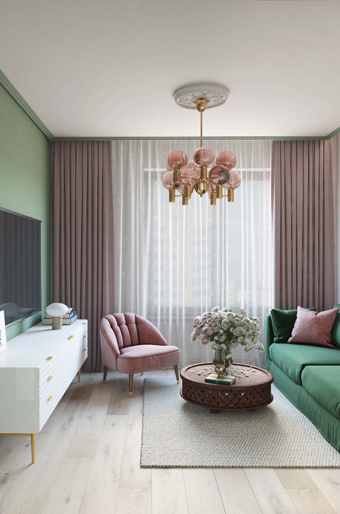 cores para sala pequena