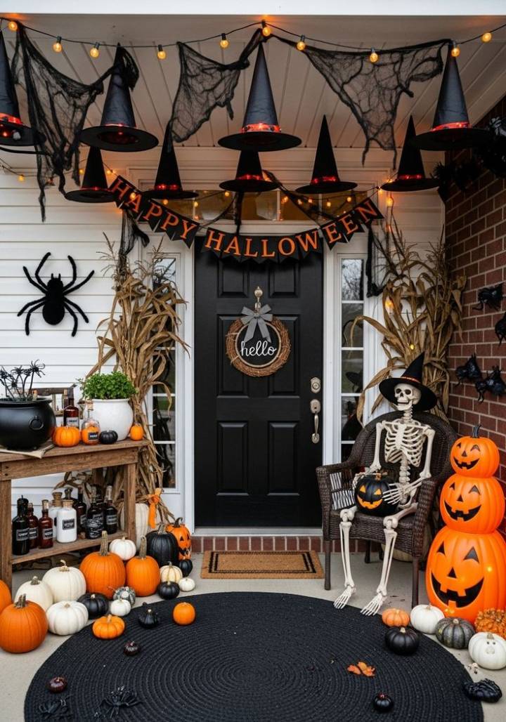 decoração halloween caseira