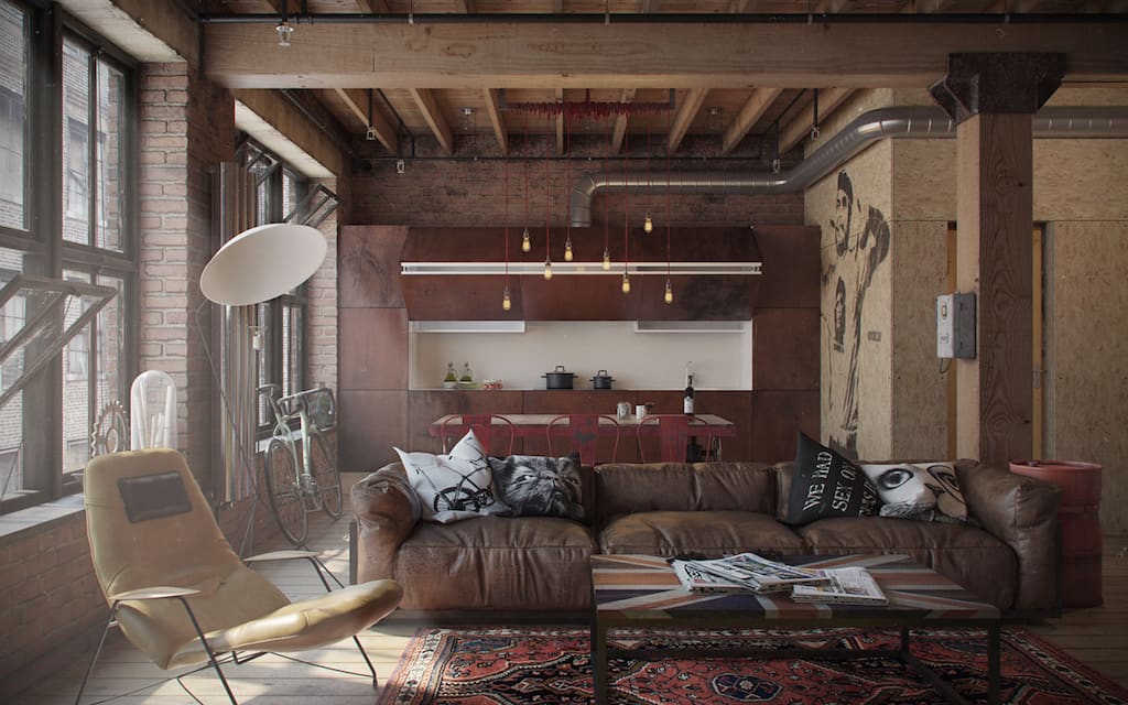 casa decoração industrial