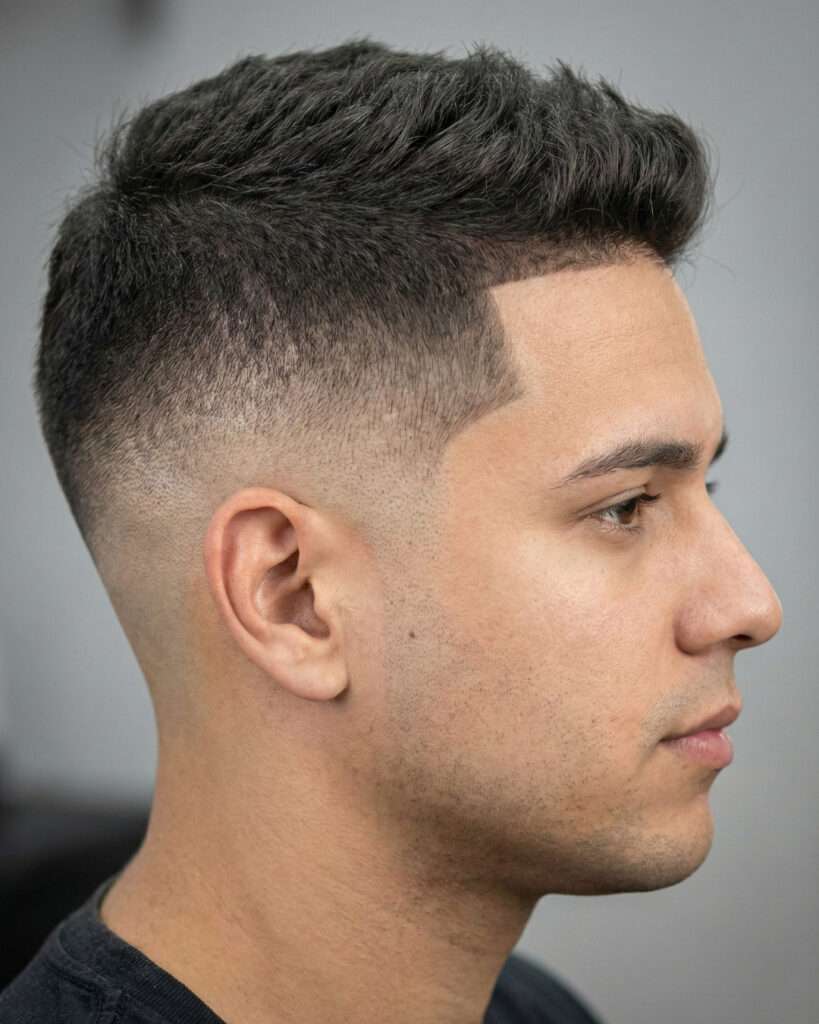 corte fade masculino