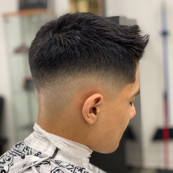 corte fade masculino