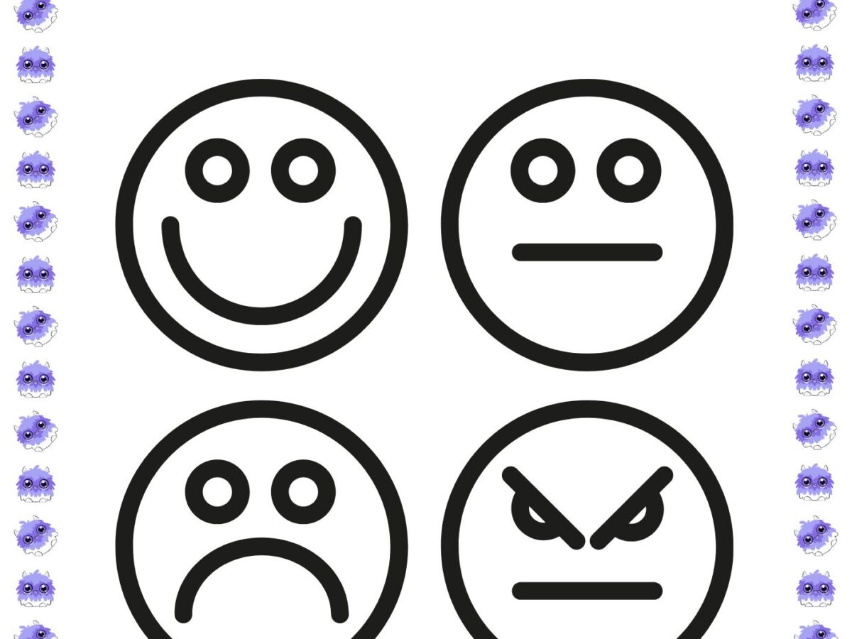 atividade de colorir emoções