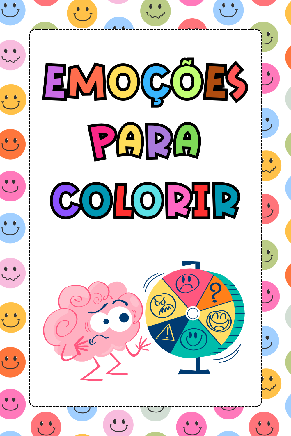 colorir personagens divertidos mente emoções