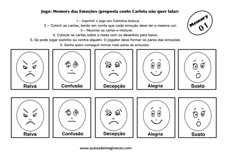 atividades lúdicas sobre sentimentos