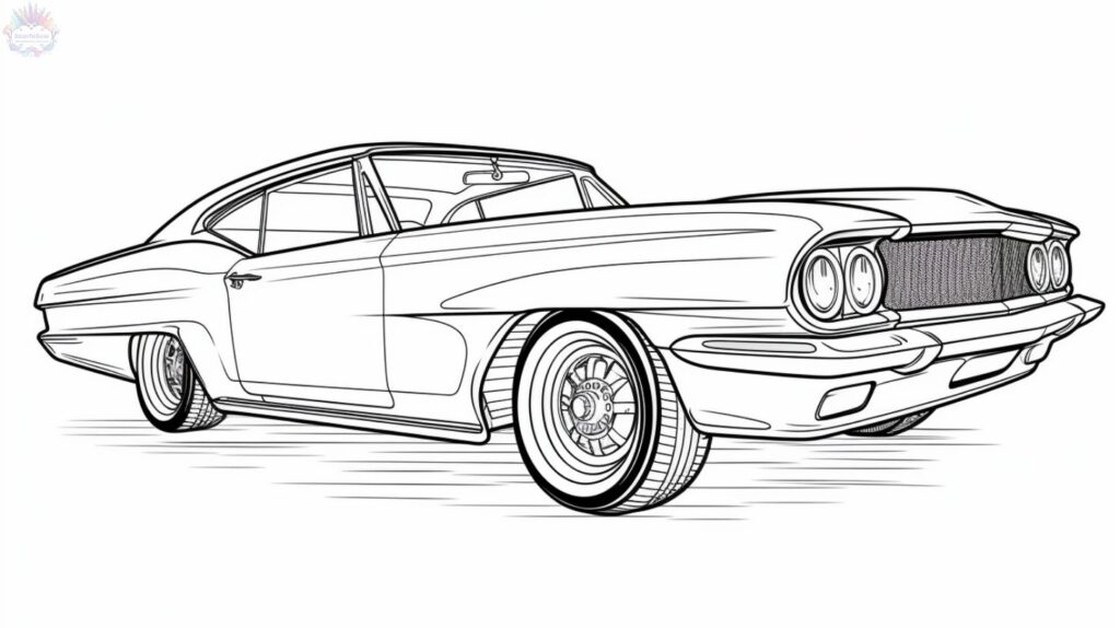 atividade infantil carros para colorir