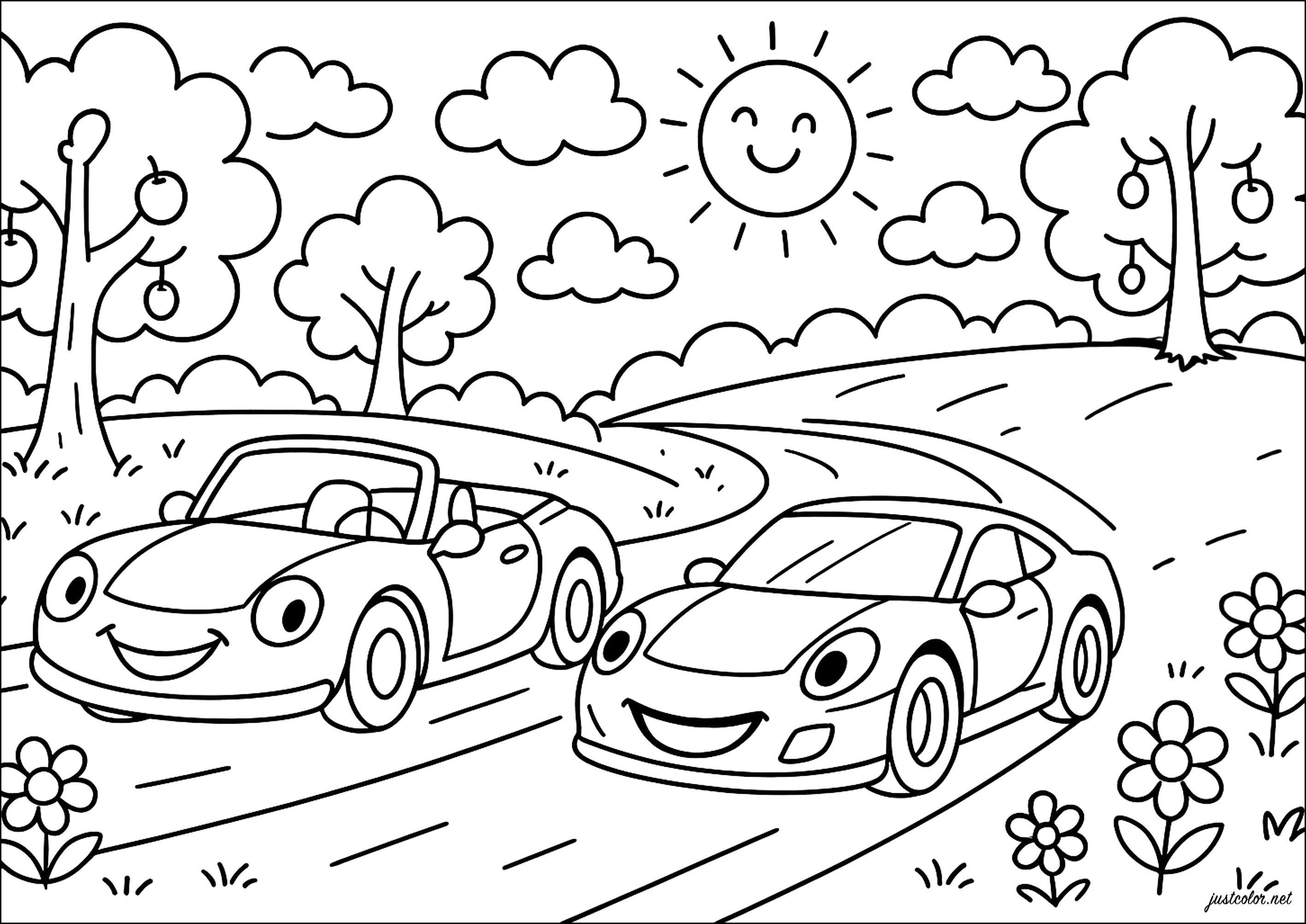 desenhos de carros para pintar