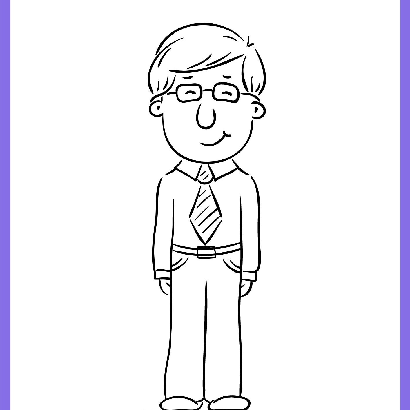 desenhos de meninos para colorir
