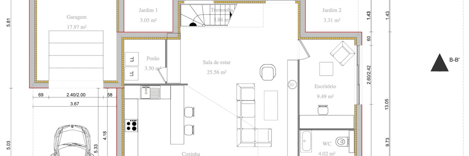 como fazer planta baixa de casa passo a passo