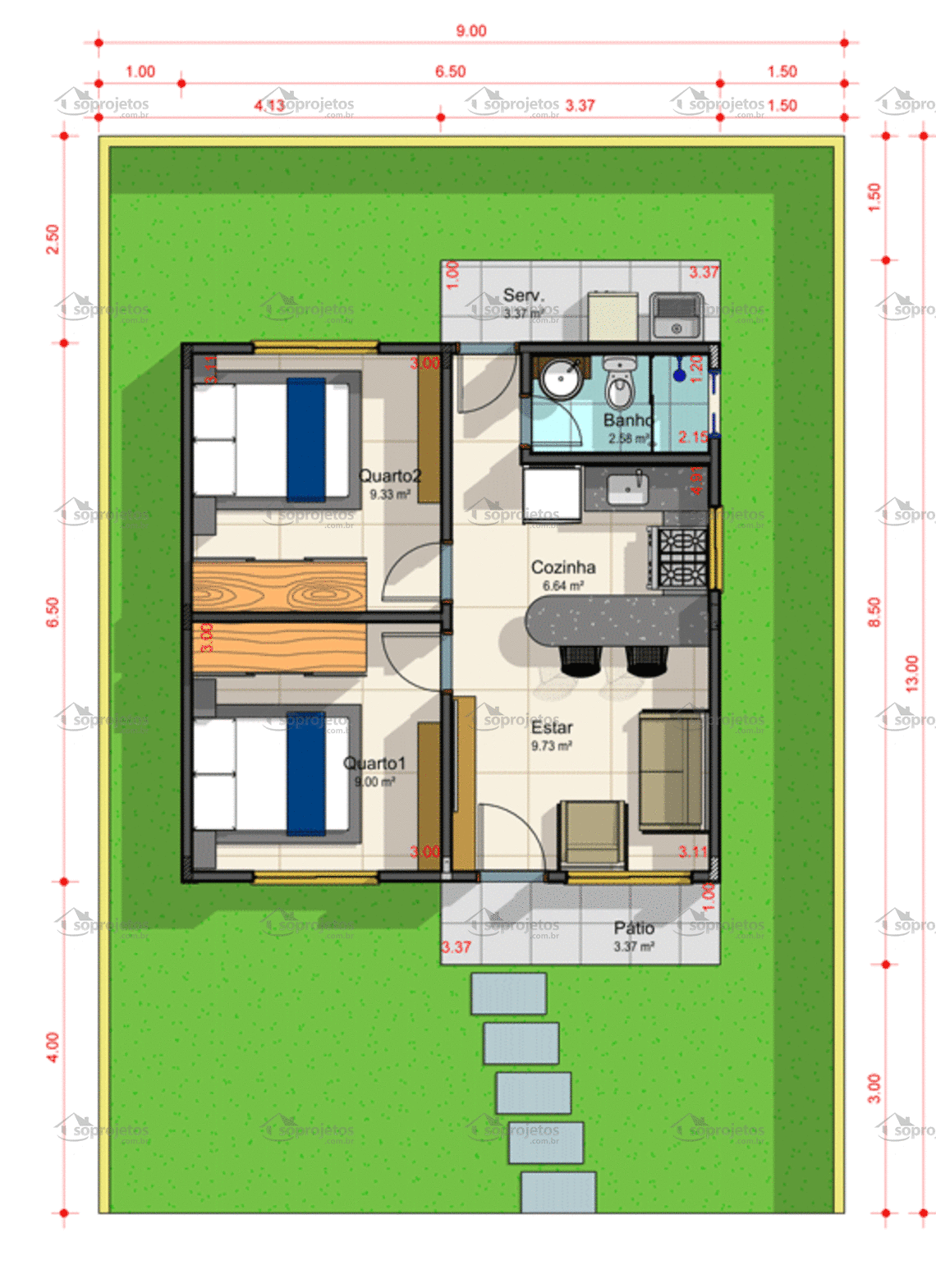 desenho técnico de arquitetura