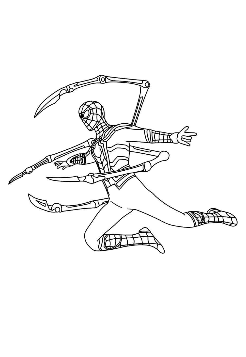 desenho homem aranha fácil
