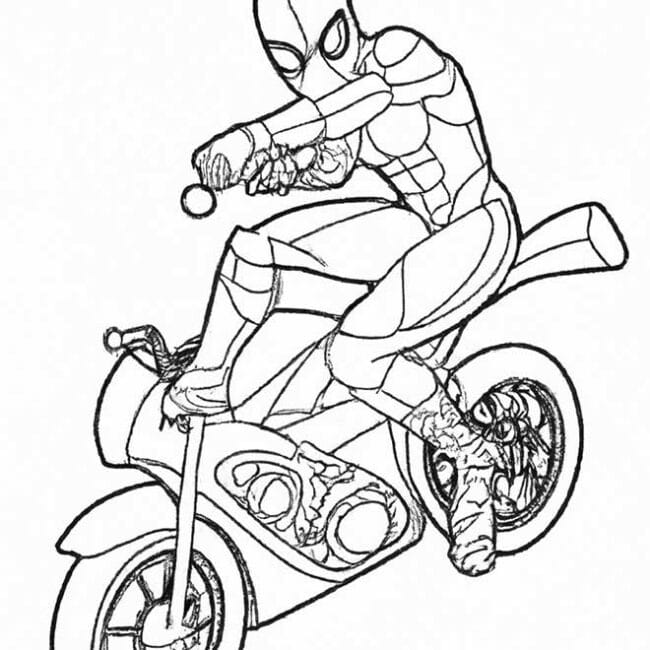 spider-man coloring pages