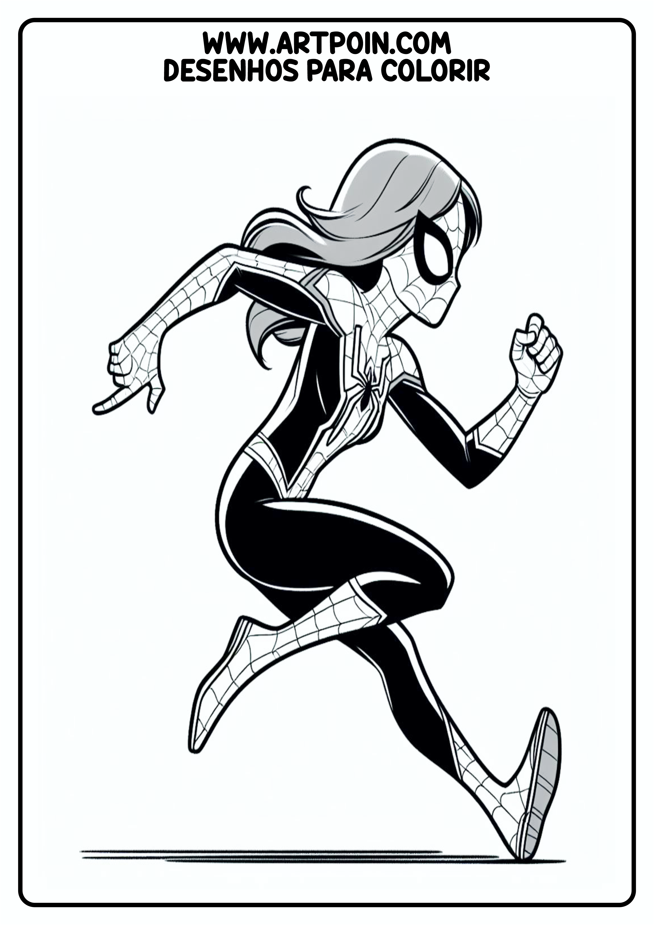 desenho do homem aranha miles morales para colorir
