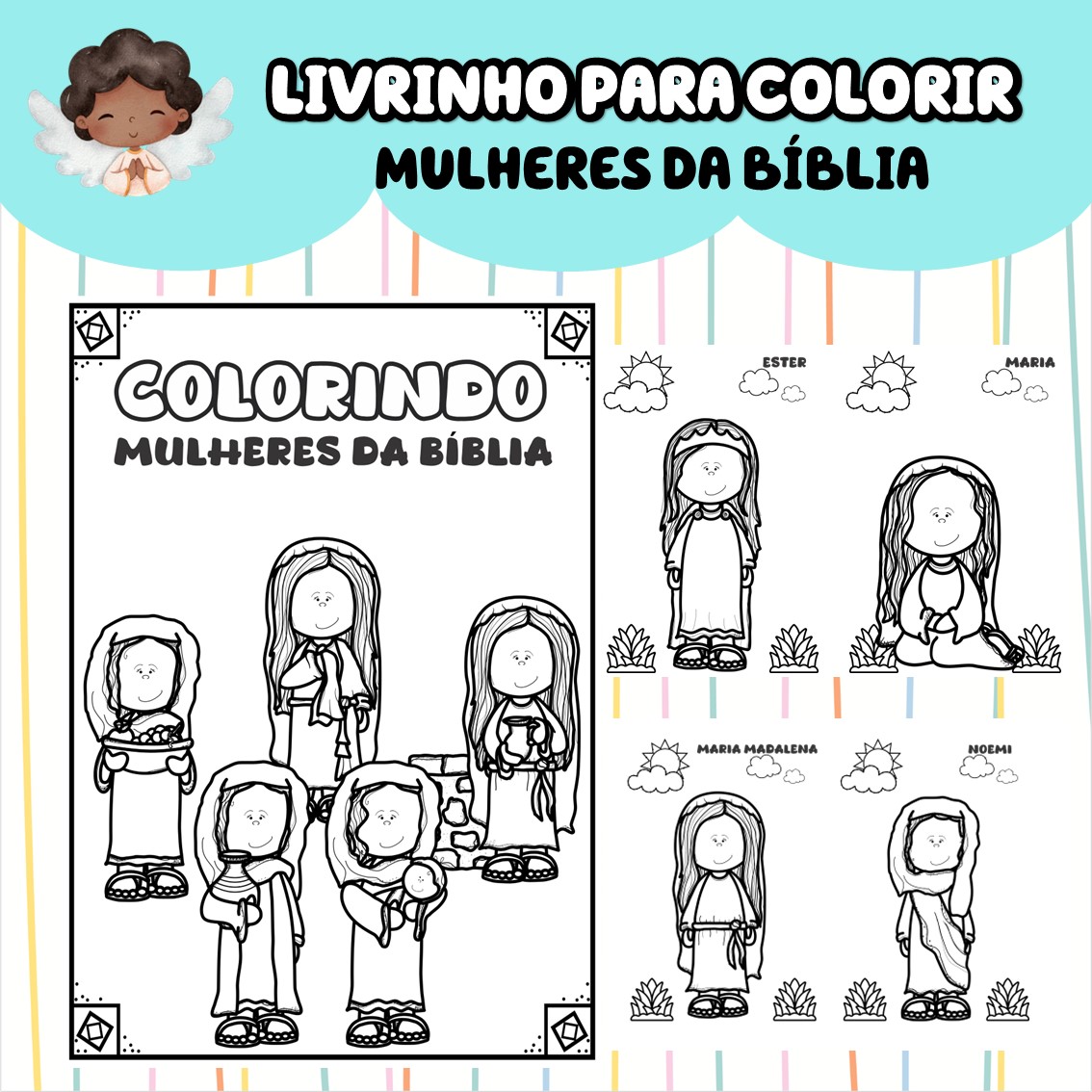 desenho bíblico para imprimir