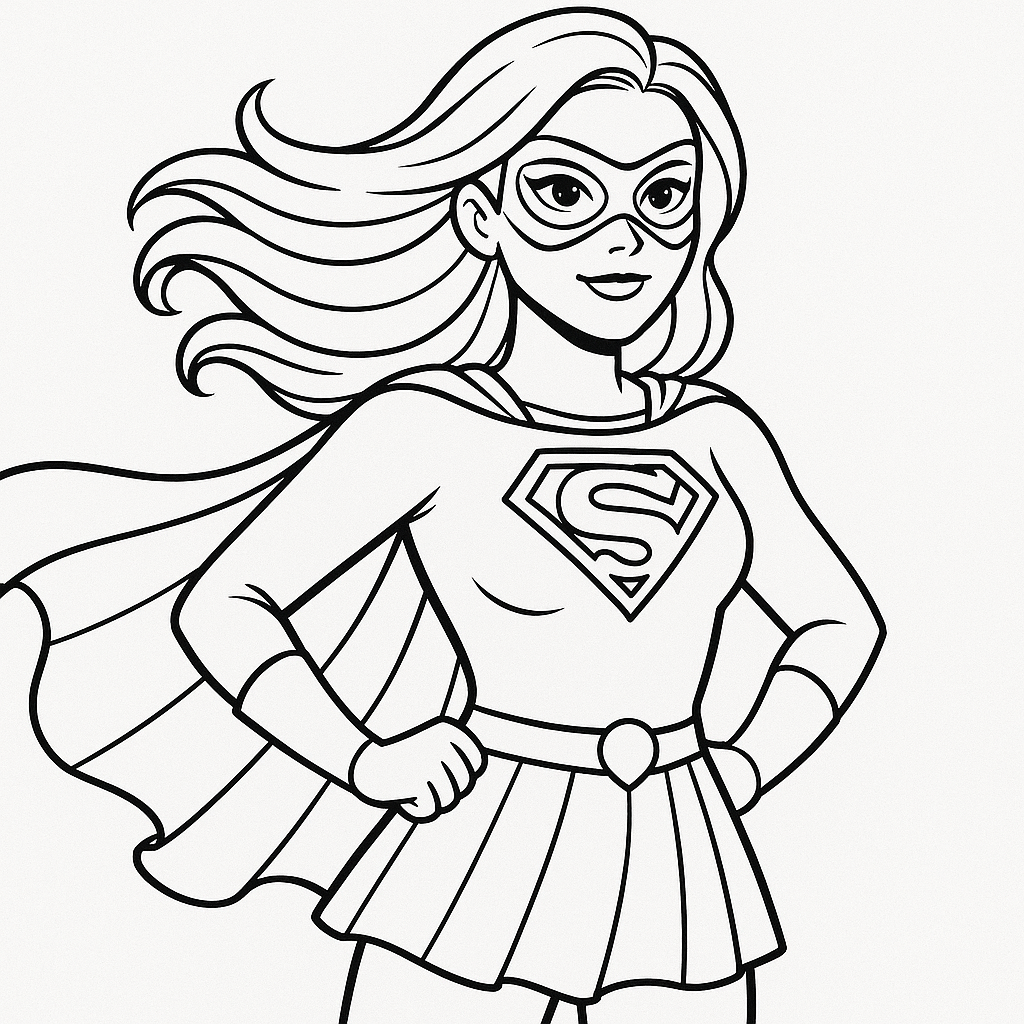 herois para colorir gratis