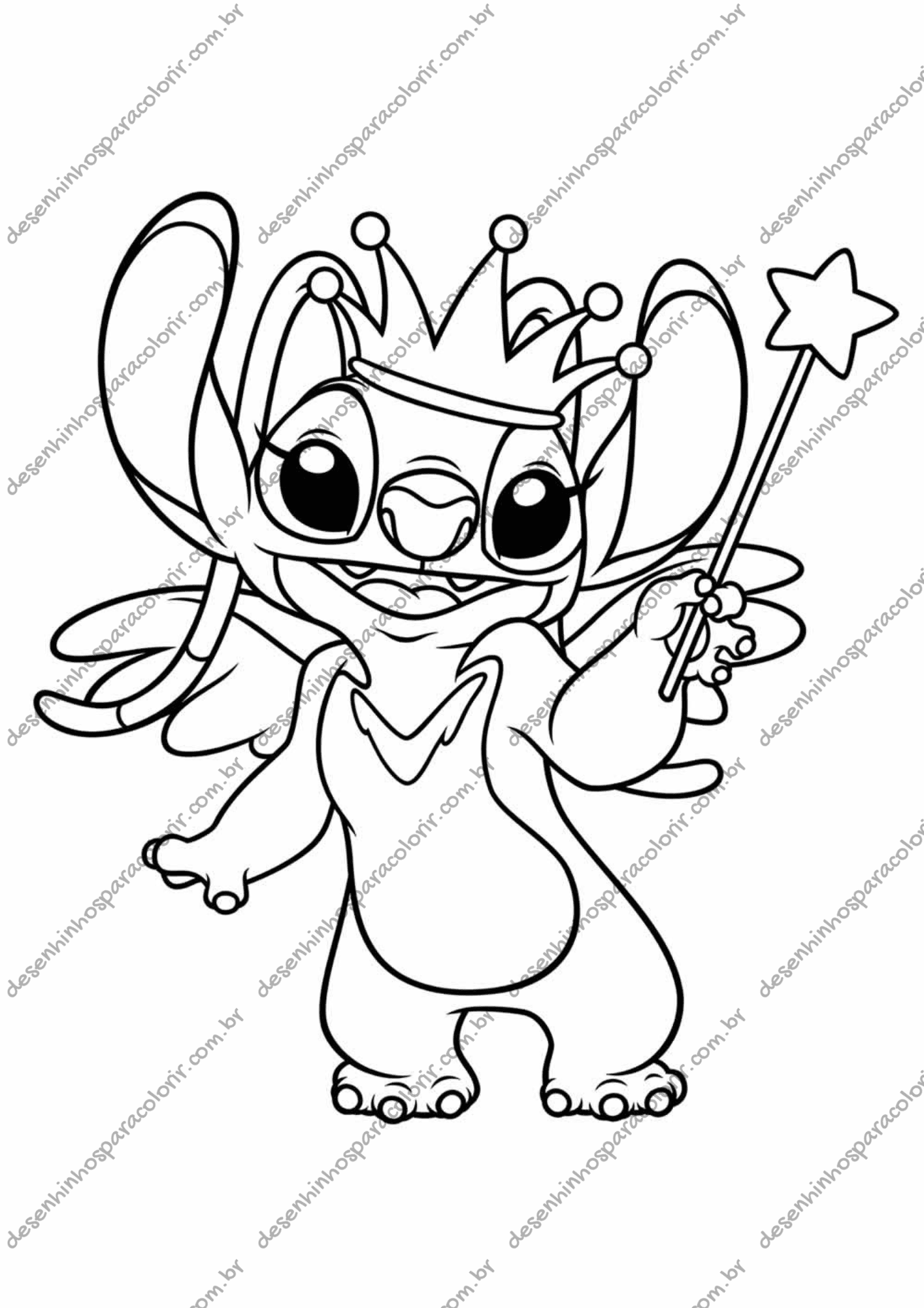 lilo e stich desenhos para colorir