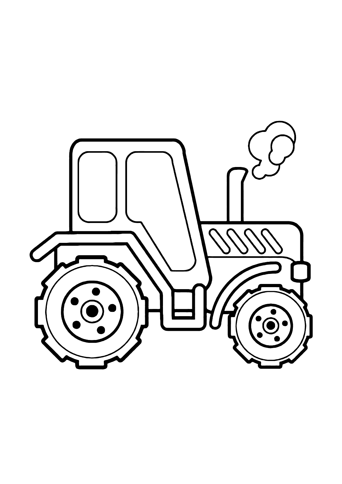 atividade infantil trator