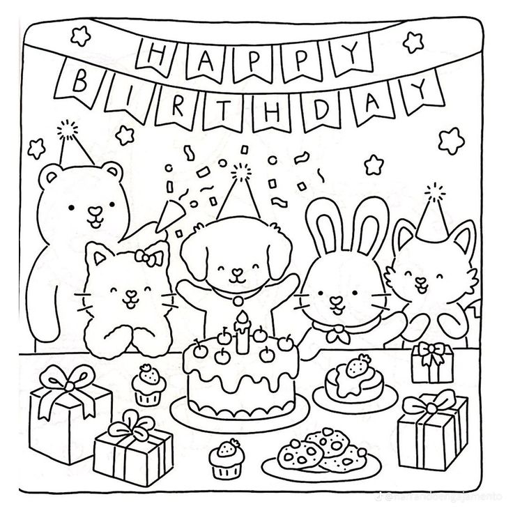 desenhos fofos para colorir