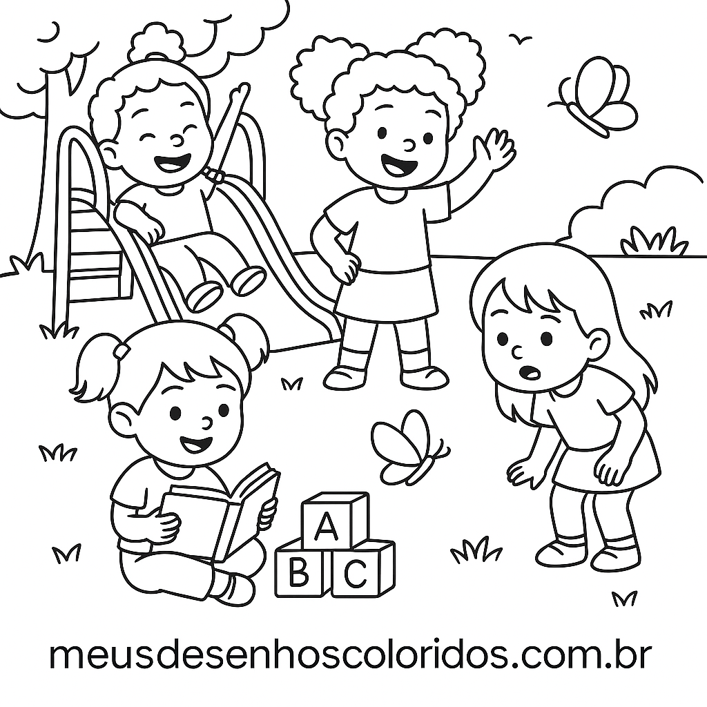 desenhos de natureza para colorir