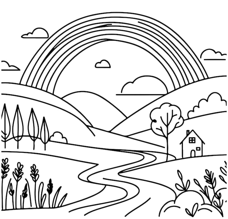 desenhos de praia para colorir