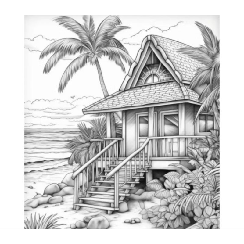 desenhos de floresta para colorir
