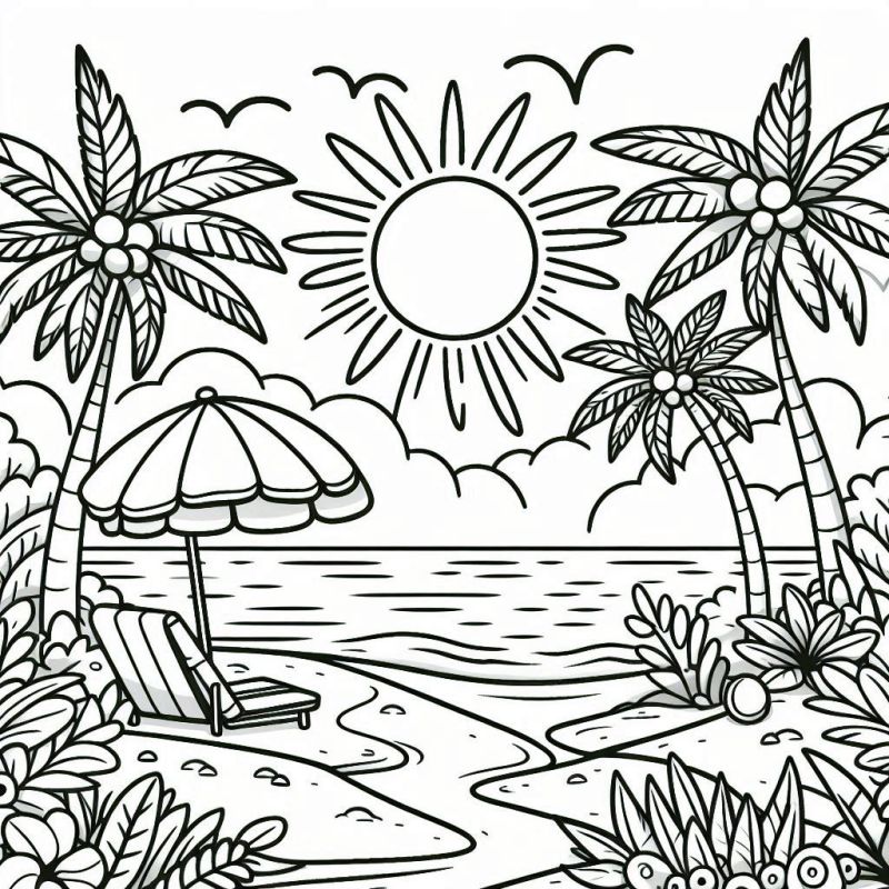 paisagens para colorir online