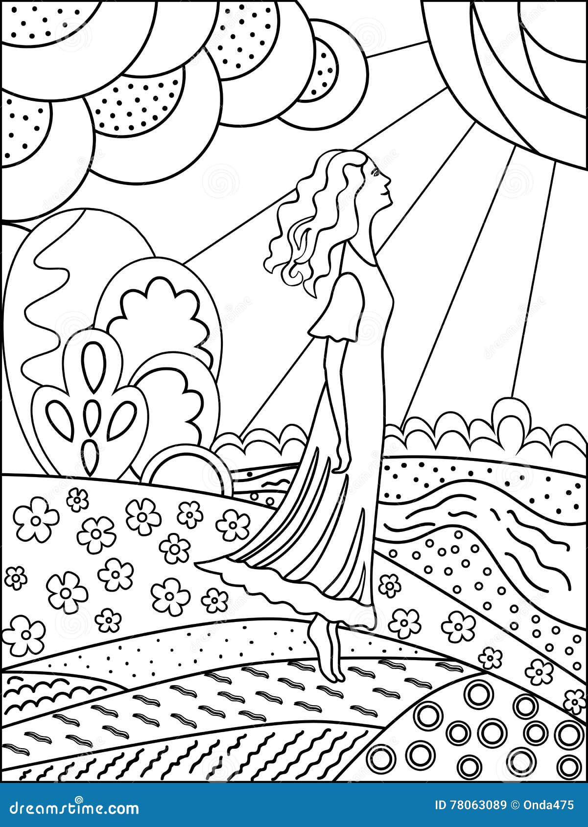 desenhos de montanhas para colorir